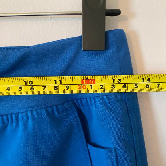 FIGS Women's size Small Tall Royal Blue Yola Skinny High Waisted Scrub Pants - Picture 8 of 10